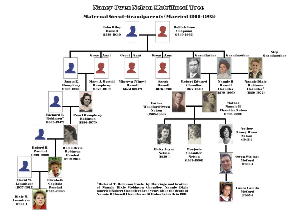 Nannie B Family Tree (2) | Nancy Owen Nelson